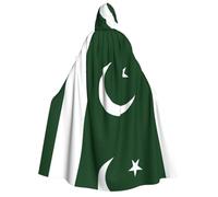 KJGvbn Cape à capuche unisexe pour adulte, motif drapeau du Pakistan, sorcière, vampire