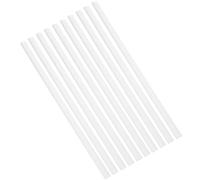KJHBV 10 Pièces Relieuse à Glissière en Plastique Blanc | Ajoute ou Retire des Pages Facilement, Maintient les Feuilles, Organise Vos Dossiers, Maison et Bureau