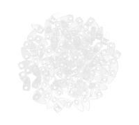 KJHBV 100 Clips de Fixation Design Adaptable pour Miroir en Plastique, Installation Simple Pack de 100 Pièces, pour Portes D'armoire et Supports de Verre