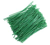 KJHBV 120pcs Attaches de Câble Vertes en Plastique pour Plantes Grimpantes, Fixation Réutilisable Solide pour Support D'arbres et Jardinage
