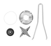 KJHBV 1ensemble Kit de Lames de Rechange pour Blender Lames Inoxydables avec Douille Entraînement Compatible Machines à Lait de Soja et Broyeurs à Glace Accessoire pour Électroménager