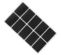 KJHBV 1feuille Étiquettes Autocollantes Noires Réutilisables Rectangle pour Bocaux et Bouteilles Étiquettes Effaçables pour Maison Bureau Bar Adhésives sans Trace Faciles à Appliquer