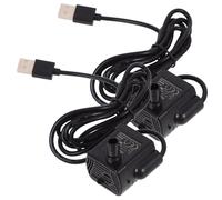 KJHBV 2 Pièces Pompe Submersible USB Mini pour Aquarium et Fontaine de Jardin, Compacte en Abs, Utilisation Polyvalente Intérieure et Extérieure, Silencieuse