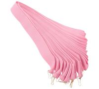 KJHBV 20 Pièces Lanière pour Médaille de Compétition Rose en Polyester | Ruban de Cou avec Clips à Pression, Usage pour Médailles et Médaillons, Lot Unique