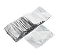 KJHBV 200 Pcs Clou Papier Aluminium Argenté pour Enlever Vernis Semi Permanent, Feuilles D'aluminium Jetables pour Manucure Gel et Soin des Ongles