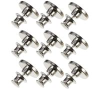 KJHBV 20pcs Boutons Métalliques de Réglage pour Jeans, Alliage Argenté, Design Créatif, sans Couture, pour Vestes et Coupe-vent, Usage à Domicile ou Boutique
