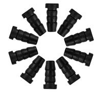 KJHBV 20pièces Manchons pour Roulette de Meuble Diamètre Inserts Protecteurs pour Chaise Pivotante et Tabouret Manchons Plastique Résistants pour Protection et Stabilité des Meubles