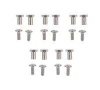 KJHBV 2ensembles Kit de Réparation de Lunettes Vis de Rechange Métal Robuste pour Solaires et Montures Filaires Remplace Vis Cassées ou Perdues