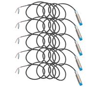 KJHBV 5 Pièces Mini Capteur de Proximité Inductif Pnp à 3 Fils Normalement Ouvert, Détection Métal 4mm, Réponse Rapide en Automatisation Industrielle Métaux