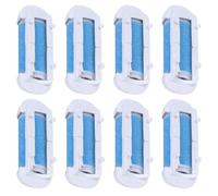 KJHBV 8 Pcs Rouleaux de Rechange pour Râpe Électrique à Pied, Accessoires pour Pédicure, Matériau Abs et Émeri, Performance Solide pour Soin des Pieds Abîmés