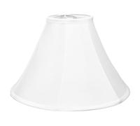 KJHBV Abat-Jour en Tissu Pliable Cylindrique Blanc à Armature Métal, Accessoire pour Lampe à Poser et Lampadaire E27, Éclairage D’Intérieur pour Salon et Chambre