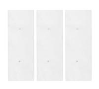 KJHBV Accessoires pour Nettoyeurs de Vitres sans Traces 30 Pièces en Feutre de Coton Blanc Multi-usages pour Surfaces en Verre Intérieures et Extérieures