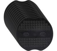 KJHBV Agrafes de Fixation pour Jardin en Plastique Noir 40pcs Résistantes à l'usure pour Ancrage Sol et Piquets à Gazon Synthétique Extérieur