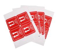KJHBV Autocollants D'avertissement Rouges Adhésif Dos en Pvc Imperméables 16 pour Étiquettes D'expédition et Emballage, pour Cartons de Déménagement