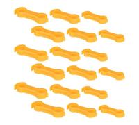 KJHBV Bagues de Jaune pour Pattes de Poussin Lot de 50 en ABS Confortables et Adaptées la des Pattes Écartées pour Oiseaux et Cailles