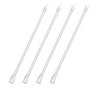 KJHBV Bâtonnet de Store de Rechange 21 Pouces en PP Robuste, Lot de 4 Pièces avec Crochet, Barre de Tirage pour Stores et Tringles à Rideaux Polyvalente