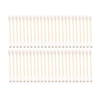 KJHBV Bâtonnets de Coton Cosmétiques 300 Pièces en Coton Beige pour Démaquillage et Soin des Plaies, Adaptés pour Voyage et Usage à Domicile