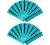 KJHBV Bigoudis de Coiffeur 18 Pièces en Plastique Flexibles pour Cheveux Longs, Faciles à Utiliser Chez Soi en Salon, Boucles Naturelles et Solides