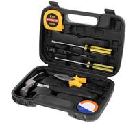 KJHBV Boîte à Outils Multifonction Noire, 1 Set, Plastique et Fer | Usage Maison et Réparation Automobile, Ensemble Polyvalent, Fiabilité Élevée, Service Solide