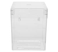 KJHBV Boîte de Bain pour Oiseaux en PVC, Baignoire Suspendue Réutilisable pour Perruches et Perroquets, Nettoyage Naturel du Plumage la Cage