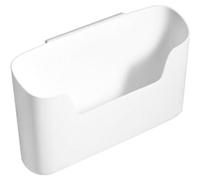 KJHBV Boîte de Rangement Murale Blanche en Pp sans Perforation, Organisateur Multifonction Cuisine et Cabinet, Panier Suspendu Pratique et Léger