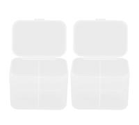 KJHBV Boîte de Rangement Plastique Compartiments Compacts pour Cotons à 2pcs Étanchéité et Disques de Coton pour Salon et Usage à Domicile