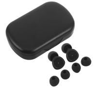 KJHBV Bouchons D'oreilles en Silicone Noir avec Confort Doux et Forme Ergonomique, Adaptés aux Dormeurs Latéraux pour Train à Grosse Vitesse Ronflement