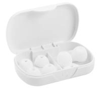 KJHBV Bouchons D'oreilles et Étanches Ergonomiques Blanc en Silicone avec Forme Incurvée, Adaptés Voyageurs en Train à Grosse Vitesse Concerts