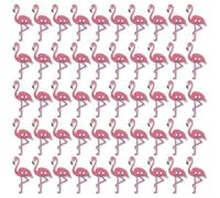 KJHBV Boutons Décoratifs Couleur Rose, pour Garçon et Filles Lot de 50 en Bois Motif Flamant Rose Nordique Style Adorable et Chic pour Couture et Décoration