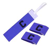 KJHBV Brassards de Capitaine Coupe du Monde 3pcs en Nylon Bleu Résistants à l'usure pour Hockey et Rugby, Accessoires de Simple et Finition Soignée