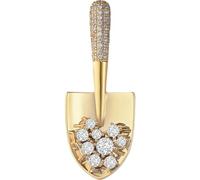 KJHBV Broche Épingle de Col Élégante en Alliage Doré de Pelle Ornée de Cristaux pour Femmes, Accessoire Chic pour Bal ou Présent de Fête