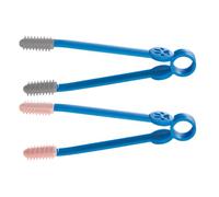 KJHBV Brosse Anti- pour Chien et Chat 2pcs, Design Portable Léger en Abs et Polyéthylène, Accessoire de Toilettage pour Animaux de Compagnie