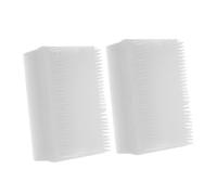 KJHBV Brosse de Défense Sensorielle Wilbarger Blanche 2 Pcs, Poils de Gommage pour Garçon et Filles, Thérapie Wilbarger, Outil Sensorimoteur pour Diminution Hypersensibilité et Anxiété,
