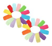 KJHBV Budgétaires en Papier Kraft Coloré Ensemble de 24 Design Multi-trous pour Gestion Facile des Dépenses et Fournitures de Bureau Pratiques