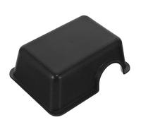 KJHBV Cachette pour Reptiles en Plastique Noir, Grotte Artificielle Zone de Vision, pour Tortues et Petits Serpents Terrariums