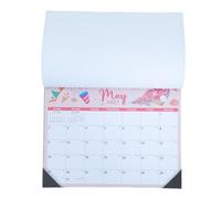 KJHBV Calendrier Mural Simple et Élégant Mois avec Espace Mémo Design Minimaliste Adapté Bureau Maison