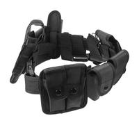KJHBV Ceinture Poche Utilitaire Abs en Tissu Oxford Multifonction de Service Noire Confortable et Entraînement Usage Extérieur Militaire