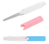 KJHBV Ciseaux Pliables de Sécurité en Abs et Métal, Ciseaux Portables pour Loisirs Créatifs et Écoles, Compacts et Pratiques pour Découpe Précise Couleur Aléatoire