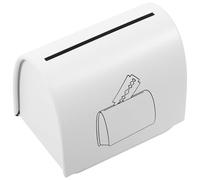 KJHBV Conteneur à Déchets Métalliques pour Lames de Rasoir, Boîte de Mise Rebut Porte-Déchets Jetable, Rangement Fonctionnel pour Salle de Bain