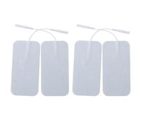 KJHBV Coussinets Électrodes en Gel Auto-adhésifs 4 Pièces pour Électrostimulateur Adhérence et Utilisations Multiples pour Soulagement Musculaire