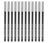 KJHBV Crayon Noir Yeux 12 Pièces Bois et Plastique, Crayon Maquillage Yeux Waterproof et Séchage Rapide, pour Usage Professionnel et Personnel