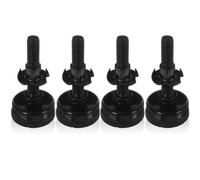 KJHBV de Niveleurs de Meubles Réglables Pieds de Meubles Protecteurs 4 Sets en Acier Carbone avec Filet 3/8-16/50mm pour Plancher Adaptés en Bois et Lits