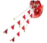 KJHBV Épingle à Cheveux Japonaise Longue Frange Rouge Accessoire Coiffure Mariage Kimono Épingles à Cheveux Fleuries pour Femmes pour Festival et Couleur Aléatoire Plusieurs styles