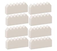 KJHBV Éponges Cosmétiques Douce Lot de 100 en Latex Synthétique Blanc Application Confortable pour Poudre de Riz et Fond de Teint pour Maquillage Femme Minimaliste