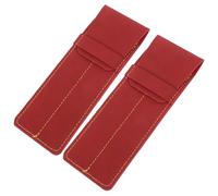 KJHBV Étuis à Stylos Élégante Lot de 2 en Cuir Compact et Portable, Pochette Double Organiseurs Robustes et Esthétiques pour Usage Hospitalier