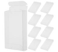 KJHBV Étuis de Rangement pour Cassette Audio Design Empilable en PVC Transparent la Poussière et L'humidité Lot de 10 pour Profiter de Partout