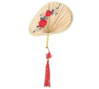 KJHBV Éventail à Main en Feuille de Palmier Tissé la Main, Style Chinois, Portable et Léger pour Garçon et Filles, pour Rafraîchir en Été et Décoration Intérieure Élégante