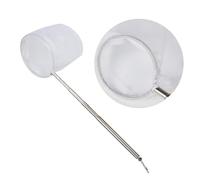 KJHBV Filet de Pêche Télescopique Rétractable en Abs pour Eau Douce et Eau Salée, Mini Filet Portable avec Manche Extensible