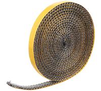 KJHBV Joint D'étanchéité pour Poêle à Bois en Corde de Fibre de Verre Jaune, Résistant Haute Température, pour Porte de Cheminée et Insert de Chauffage Domestique