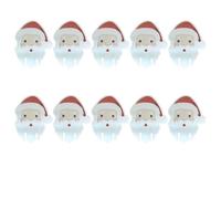 KJHBV Lot de 12 Cartes Marque-verres Père Noël pour Décoration de Noël, Identification Facile, Matériau Solide, pour Fêtes et Repas Festifs